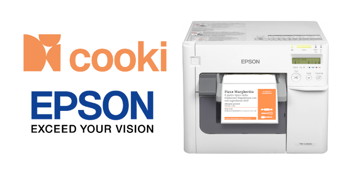 Soluzione per la stampa delle etichette alimentari: allergeni e valori nutrizionali COOKI + EPSON C3500