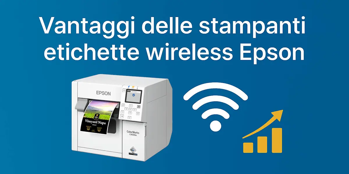 Vantaggi delle stampanti etichette wireless e Bluetooth